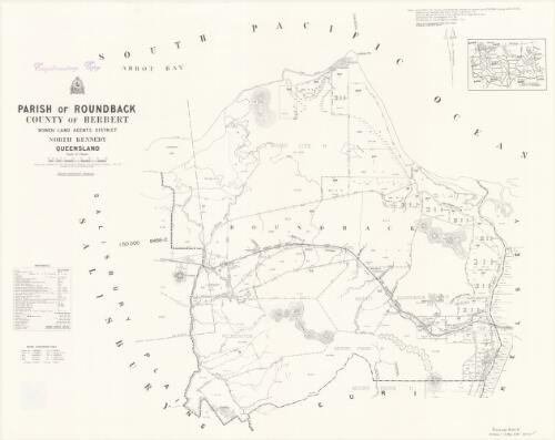 Parish of Roundback, county of Herbert [cartographic material] / Drawn and published by the Department of Mapping and Surveying
