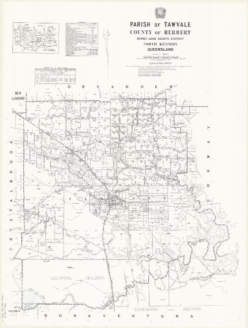 Parish of Tawvale, County of Herbert [cartographic material] / drawn and published at the Survey Office, Department of Lands