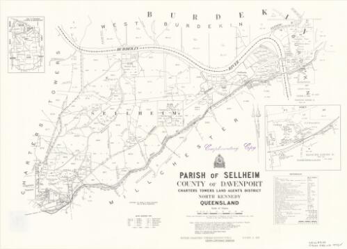 Parish of Sellheim, County of Davenport [cartographic material] / drawn and published by the Department of Mapping and Surveying, Brisbane