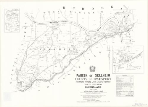 Parish of Sellheim, County of Davenport [cartographic material] / drawn and published at the Survey Office, Department of Lands