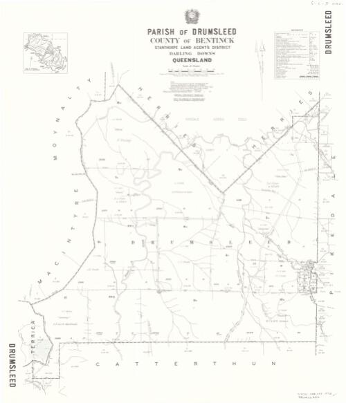 Parish of Drumsleed, County of Bentinck [cartographic material] / drawn and published at the Survey Office, Department of Lands