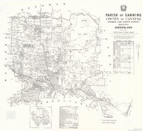 Parish of Canning, County of Canning [cartographic material] / drawn and published at the Survey Office, Department of Lands