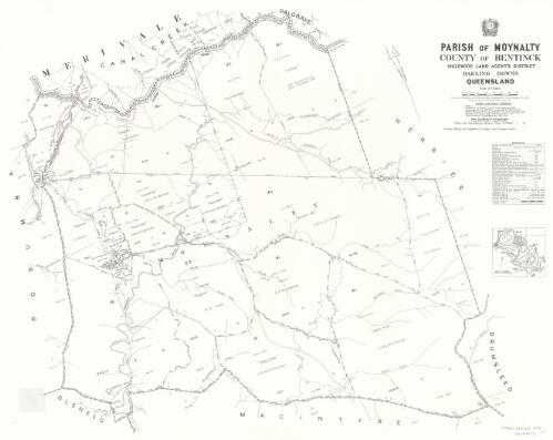 Parish of Moynalty, County of Bentinck [cartographic material] / drawn and published at the Survey Office, Department of Lands
