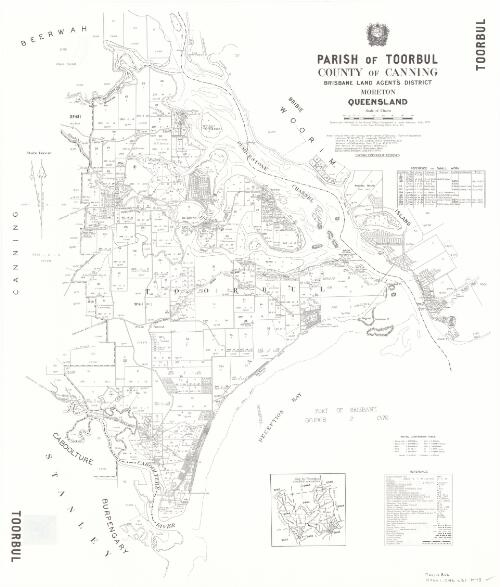 Parish of Toorbul, County of Canning [cartographic material] / drawn and published at the Survey Office, Department of Lands