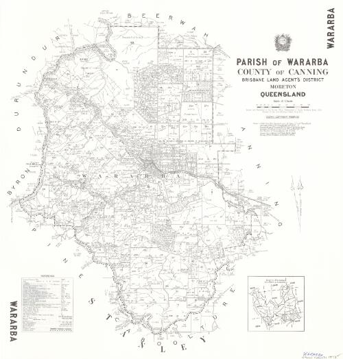 Parish of Wararba, County of Canning [cartographic material] / drawn and published at the Survey Office, Department of Lands