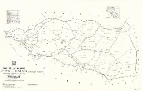 Parish of Warroo, County of Bentinck [cartographic material] / drawn and published at the Survey Office, Department of Lands