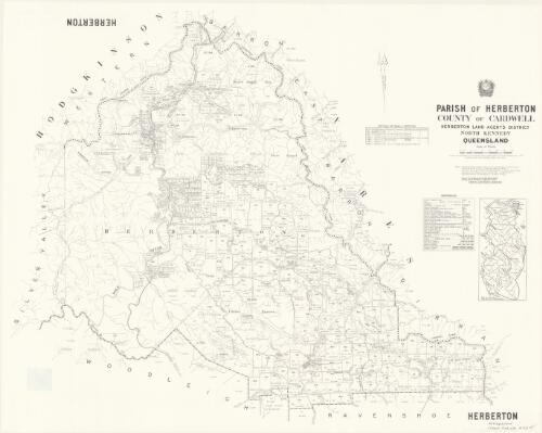 Parish of Herberton, County of Cardwell [cartographic material] / drawn and published at the Survey Office, Department of Lands