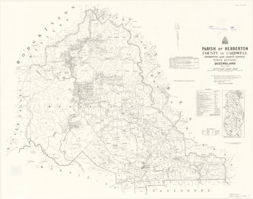 Parish of Herberton, County of Cardwell [cartographic material] / drawn and published by the Department of Mapping and Surveying, Brisbane
