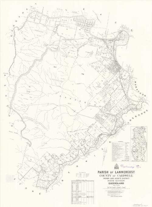 Parish of Lannercost, County of Cardwell [cartographic material] / drawn and published by the Department of Mapping and Surveying, Brisbane