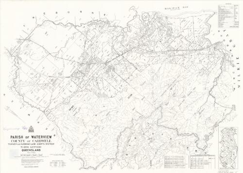 Parish of Waterview, County of Cardwell [cartographic material] / drawn and published by the Department of Mapping and Surveying, Brisbane