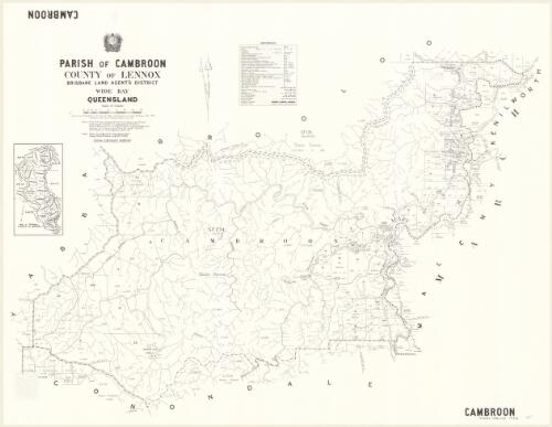 Parish of Cambroon, County of Lennox [cartographic material] / drawn and published at the Survey Office, Department of Lands