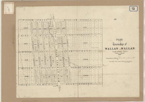 Plan of the Township of Wallan Wallan, parish of Wallan Wallan, County of Bourke [cartographic material] / A. R. Morrison, Asst. Surveyor, Sept. 15th 1856 ; lithographed at the Surveyor General's Office by T. Ham, Jany. 7th 1857