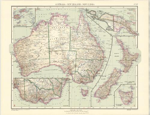 Australia - New Zealand - New Guinea [cartographic material]
