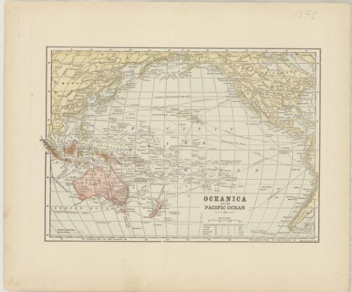 Oceanica and the Pacific Ocean [cartographic material] / Fisk & Co. Engr's