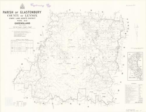 Parish of Glastonbury, County of Lennox [cartographic material] / Drawn and published by the Department of Mapping and Surveying, Brisbane