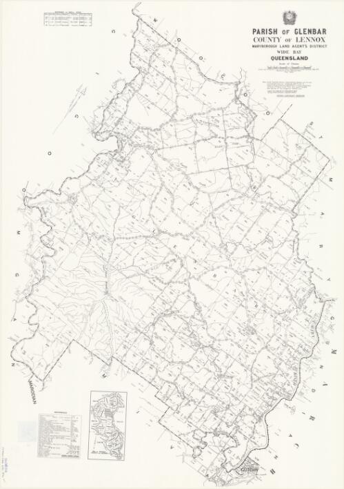 Parish of Glenbar, County of Lennox [cartographic material] / drawn and published at the Survey Office, Department of Lands
