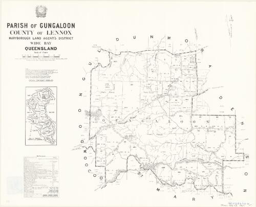 Parish of Gungaloon, County of Lennox [cartographic material] / drawn and published at the Survey Office, Department of Lands