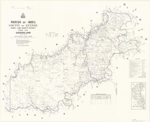 Parish of Imbil, County of Lennox [cartographic material] / Drawn and published by the Department of Mapping and Surveying