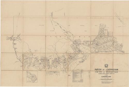 Parish of Leadingham, County of Hodgkinson, Cairns Land Agent's District , Queensland [cartographic material] / drawn and published at the Survey Office, Dept. of Public Lands, Brisbane