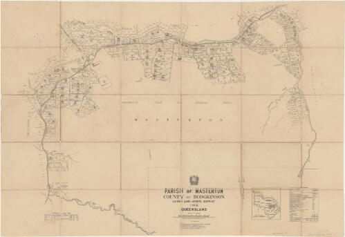 Parish of Masterton, County of Hodgkinson, Cairns Land Agent's District, Cook, Queensland [cartographic material] / drawn and published at the Survey Office, Dept. of Public Lands, Brisbane