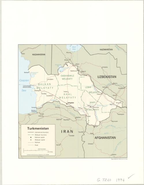 Turkmenistan [cartographic material]