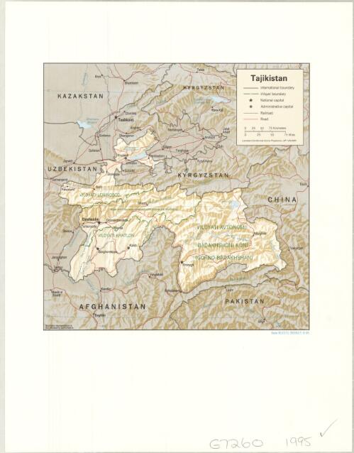 Tajikistan [cartographic material]