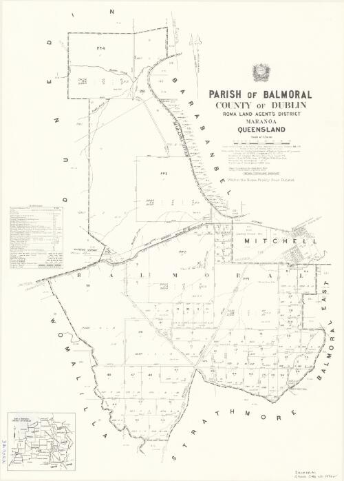 Parish of Balmoral, County of Dublin [cartographic material] / drawn and published at the Survey Office, Department of Lands