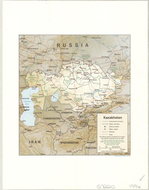 Kazakhstan [cartographic material]
