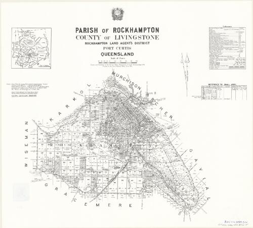Parish of Rockhampton, County of Livingstone [cartographic material] / drawn and published at the Survey Office, Department of Lands