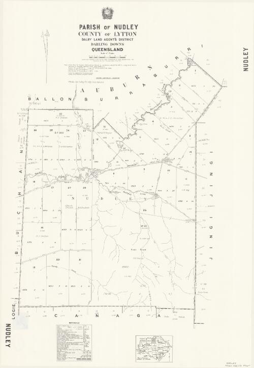Parish of Nudley, County of Lytton [cartographic material] / drawn and published at the Survey Office, Department of Lands