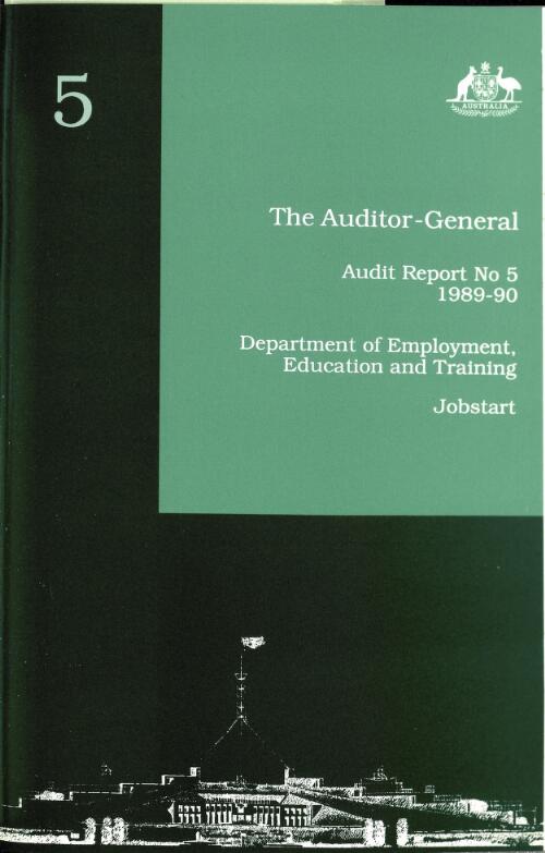 Department of Employment, Education and Training : Jobstart / Auditor-General