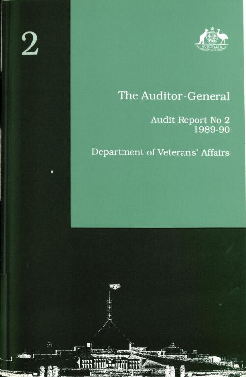 Department of Veterans' Affairs / Auditor-General