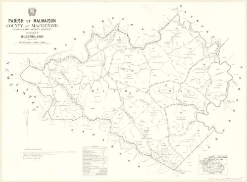 Parish of Malmaison, County of Mackenzie [cartographic material] / drawn and published at the Survey Office, Department of Lands