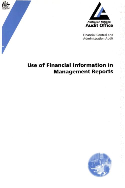 Use of financial information in management reports / the Auditor-General