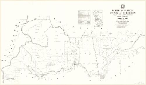 Parish of Glencoe, County of Murchison [cartographic material] / drawn and published at the Survey Office, Department of Lands
