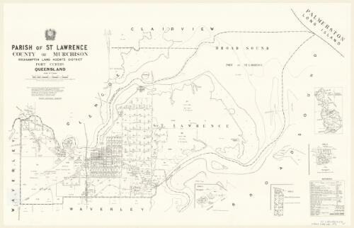 Parish of St. Lawrence, County of Murchison [cartographic material] / drawn and published at the Survey Office, Department of Lands