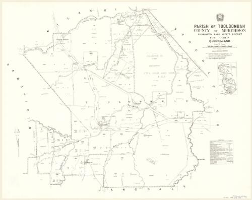 Parish of Tooloombah, County of Murchison [cartographic material] / drawn and published at the Survey Office, Department of Lands