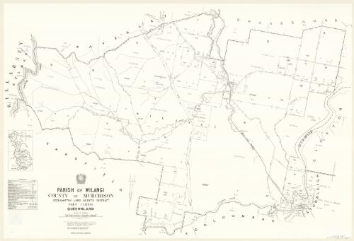 Parish of Wilangi, County of Murchison [cartographic material] / drawn and published at the Survey Office, Department of Lands