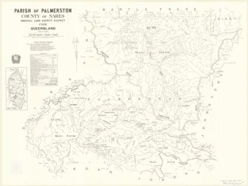 Parish of Palmerston, County of Nares [cartographic material] / drawn and published at the Survey Office, Department of Lands
