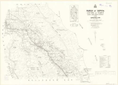 Parish of Sophia, County of Nares [cartographic material] / Drawn and published by the Department of Mapping and Surveying, Brisbane