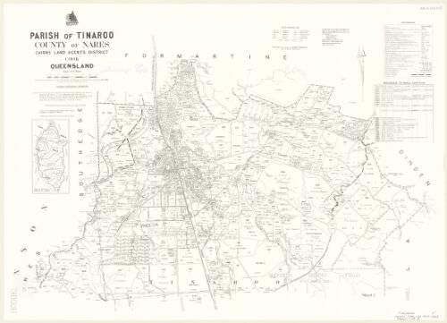 Parish of Tinaroo, County of Nares [cartographic material] / drawn and published by the Department of Mapping and Surveying, Brisbane