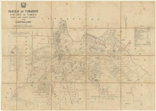 Parish of Tinaroo, County of Nares, Cairns Land Agent's District, Cook, Queensland [cartographic material] / drawn and published at the Survey Office, Dept. of Public Lands, Brisbane