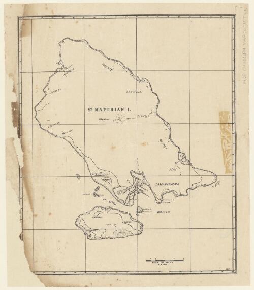 St. Matthias I. [i.e. Saint Matthias Island] [cartographic material]