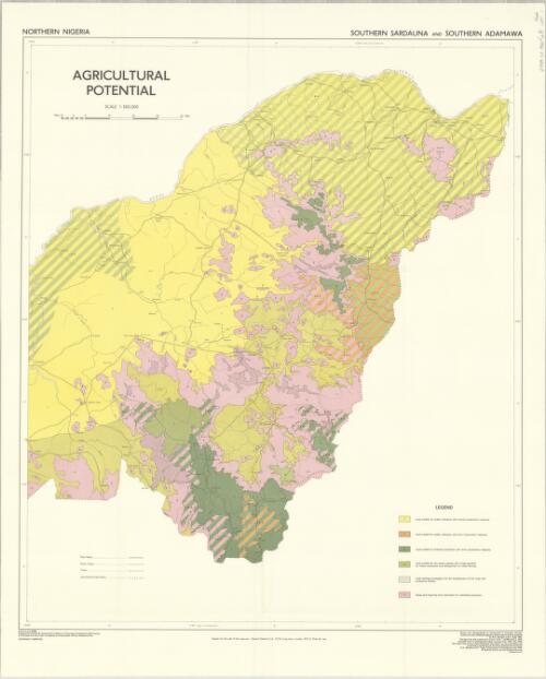 The land resources of southern Sardauna and southern Adamawa Provinces, Northern Nigeria (with a short study of the high altitude grasslands) by M. G. Bawden and P. Tuley