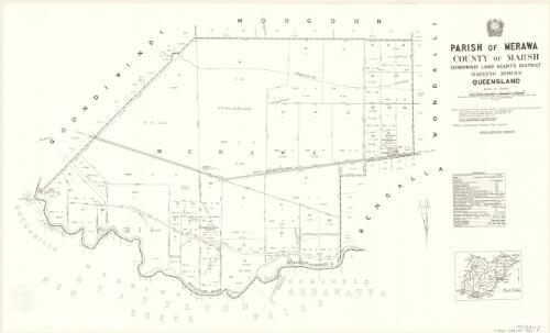 Parish of Merawa, County of Marsh [cartographic material] / drawn and published at the Survey Office, Department of Lands