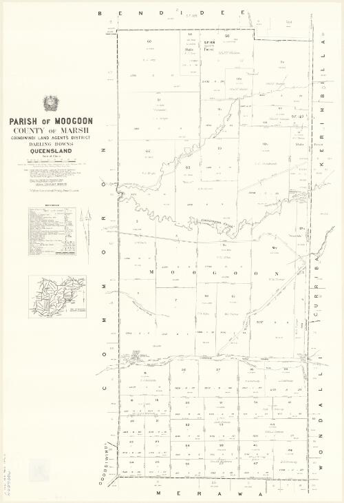 Parish of Moogoon, County of Marsh [cartographic material] / drawn and published at the Survey Office, Department of Lands