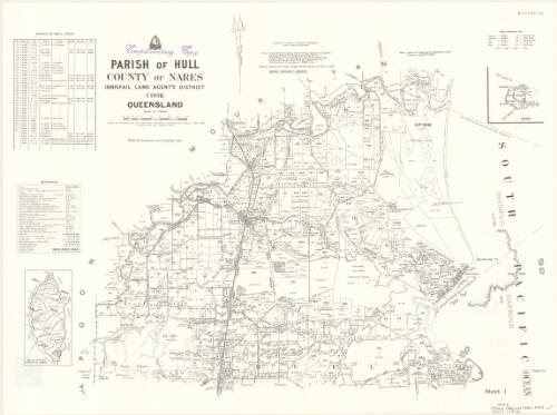 Parish of Hull, County of Nares [cartographic material] / Drawn and published by the Department of Mapping and Surveying, Brisbane