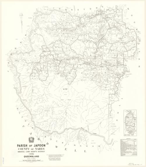 Parish of Japoon, County of Nares [cartographic material] / drawn and published at the Survey Office, Department of Lands