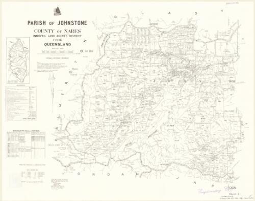 Parish of Johnstone, County of Nares [cartographic material] / drawn and published by the Department of Mapping and Surveying, Brisbane