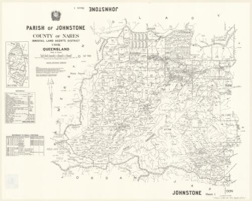 Parish of Johnstone, County of Nares [cartographic material] / drawn and published at the Survey Office, Department of Lands